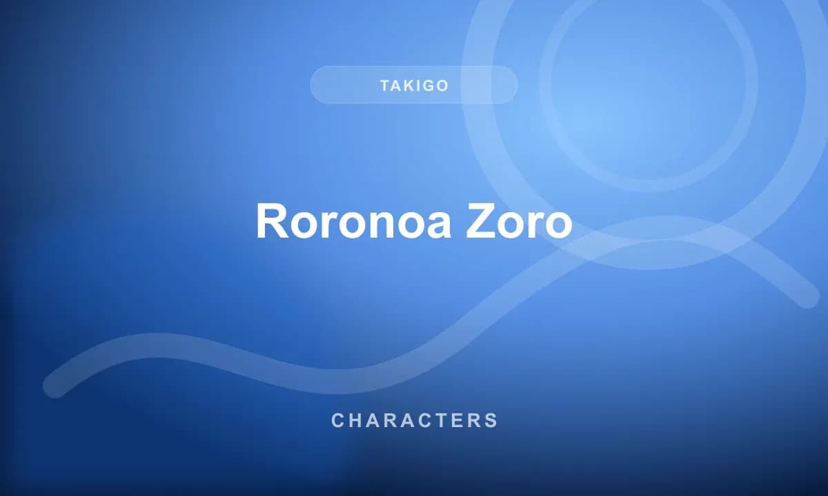 Roronoa Zoro