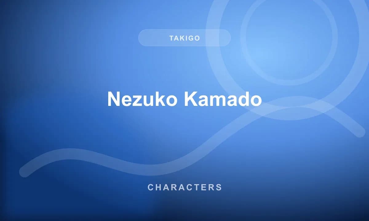 Nezuko Kamado