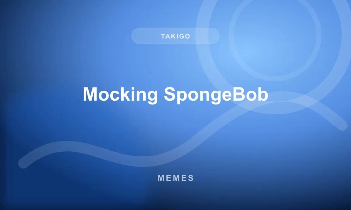 Mocking SpongeBob