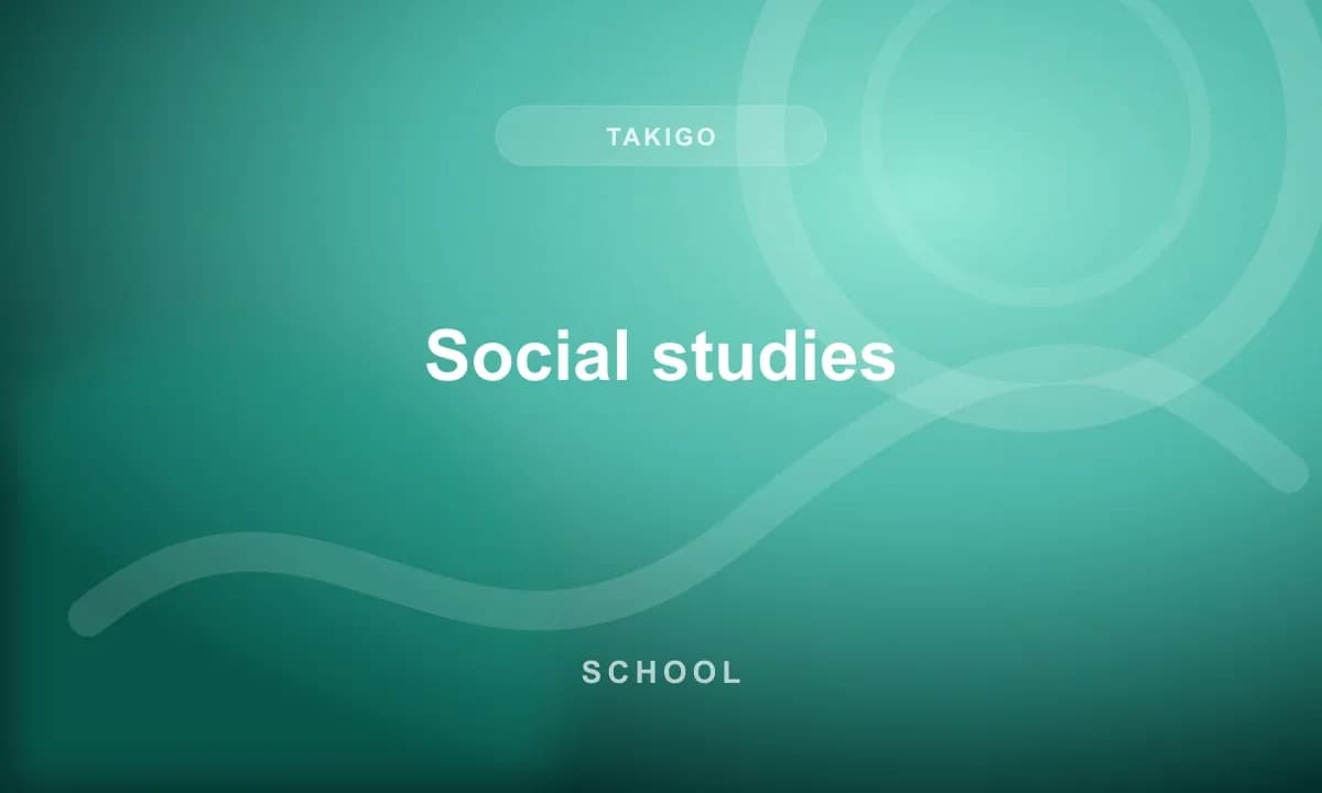 Social studies
